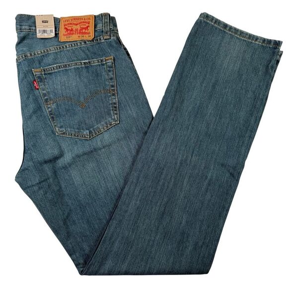 NWT Levi’s 559 Straight Mens Size 36x36 Blue Jeans - Picture 1 of 9